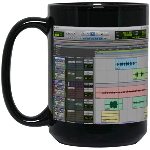 PT Big Black Mug